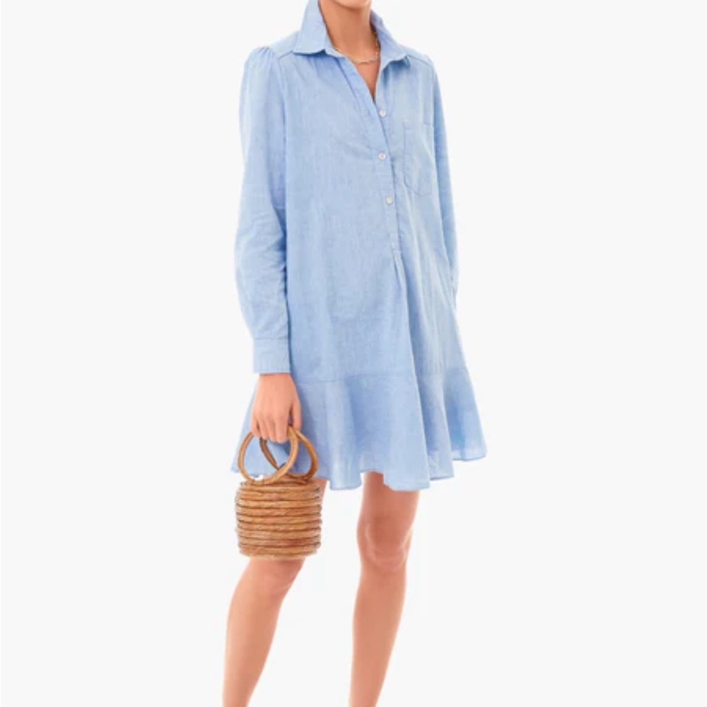 Tuckernuck Chambray Callahan Shirt Dress, XS